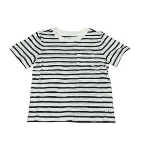 Janie & Jack Striped Short Sleeve Cotton Pocket Tee Sz 4 Boys